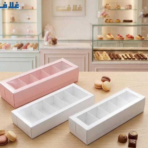 علب مستطيله مقسمه بالالوان