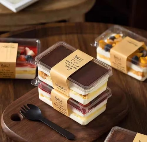 علب حلا بلاستيك جمله