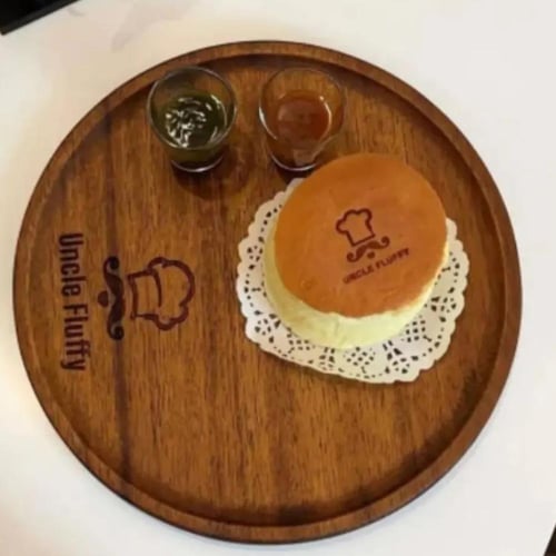 صواني خشب مخفوره بشعارك الخاص