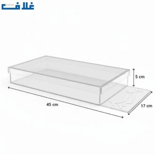 Acrylic trays with box