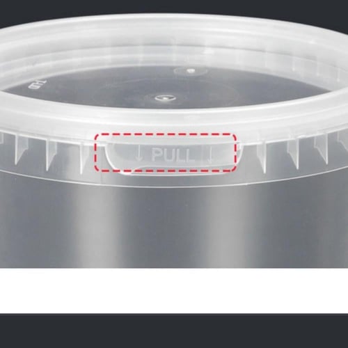 علب بلاستيك بعلاق بمفتاح فك اول مرا