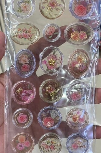 استيكر ختم شمعي بورد مجفف