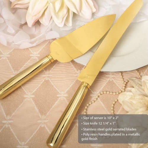 طقم سكين كيك وحامل