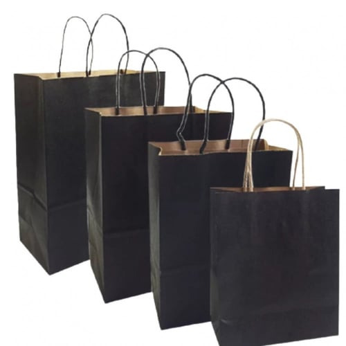 أكياس ورقيه بحبل مبروم