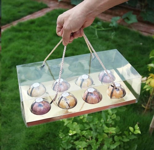 علب شفافه بيحبل