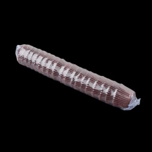 ورق كب كيك بني غامق وابيض