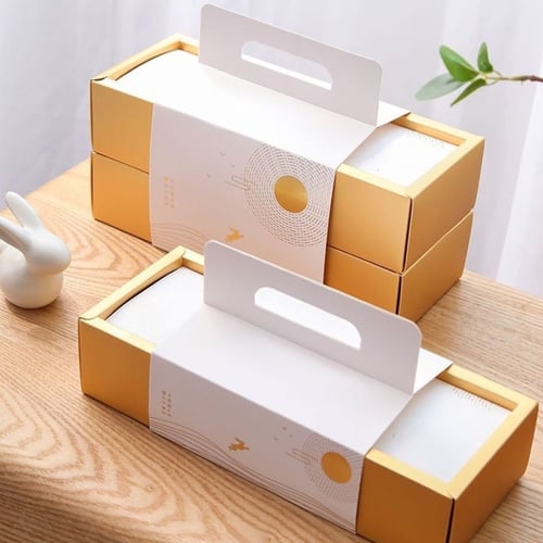 علبتين طولي مع كيس