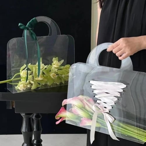 اكياس ورد شفافه