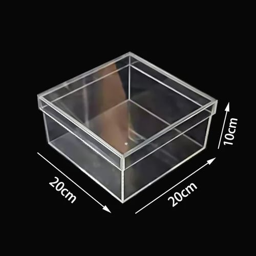 علب اكريلك سميكه مربعه