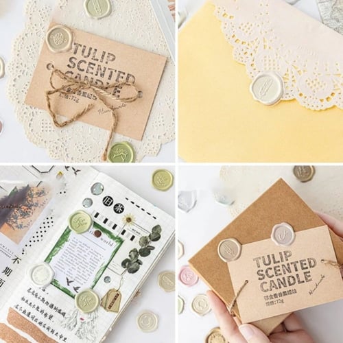 استيكر ختم شمعي لاصق