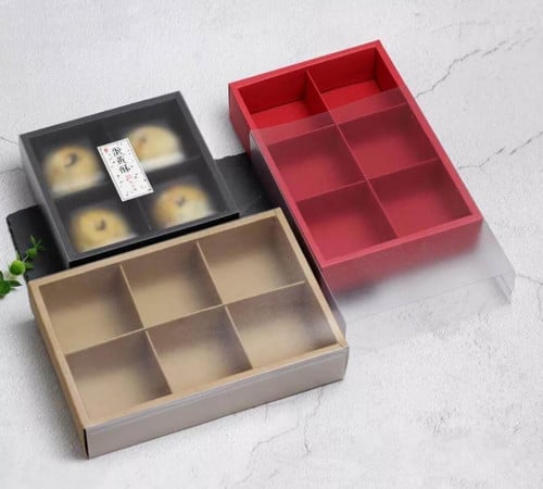 علب مقسمه بغطاء ثلجي