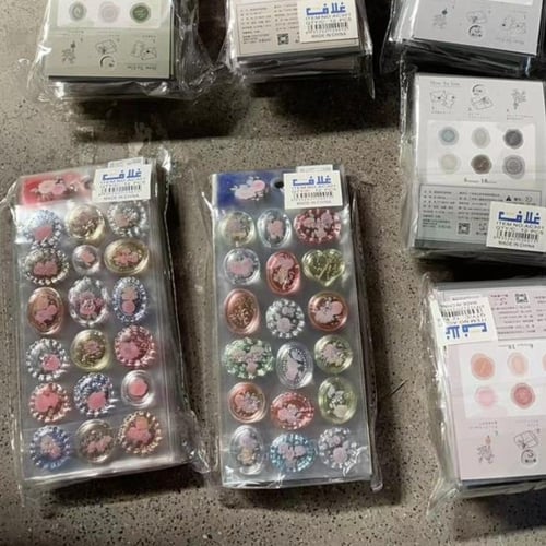 استيكر ختم شمعي بورد مجفف