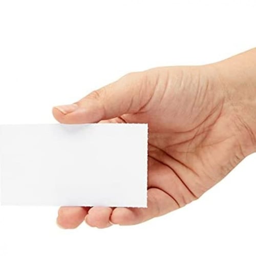 كرت اعمال ساده ابيض