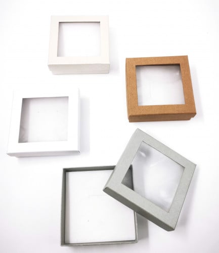 علب اكسسوارت بنافذه شفاف