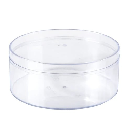 علب اكريليك مدور