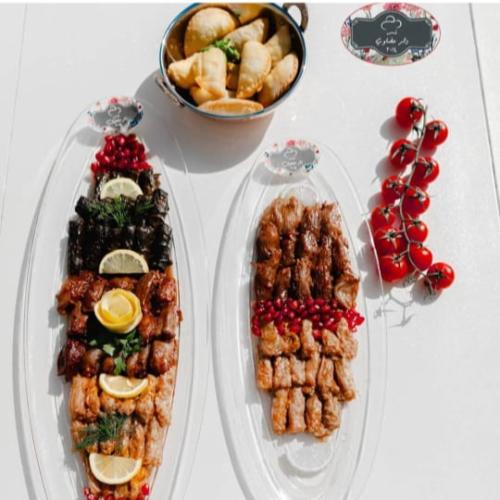 صواني تقديم مميزه شفافه