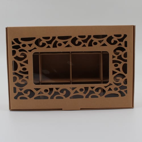 علب ورقيه مقسمه