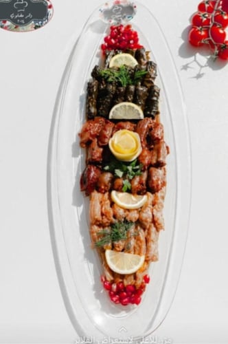 صواني تقديم مميزه شفافه