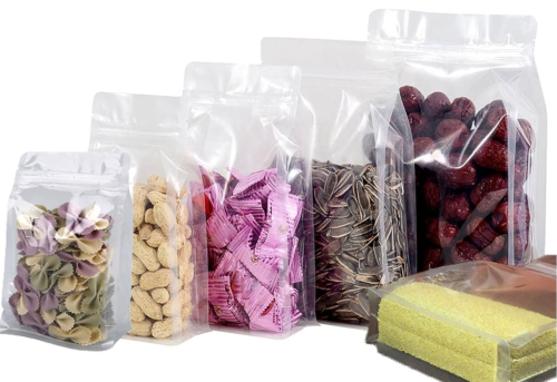 اكياس قهوه متينه شفافه محكمه الاغلاق