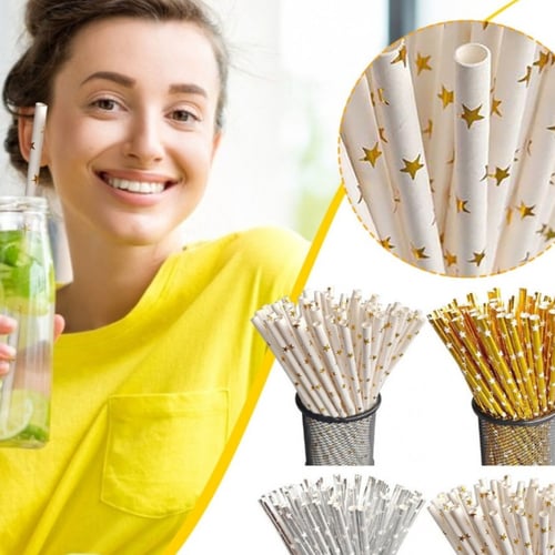 مصاص ورقي نجوم