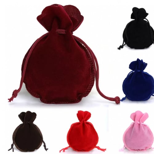 اكياس قماش قطيفه دائري