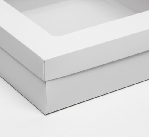 بوكسات منفصل الغطاء بشفاف