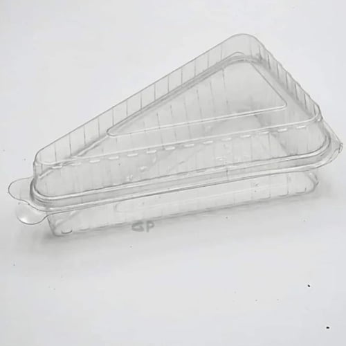 علب مثلثه بلاستيك تشيز كيك بالكرتون