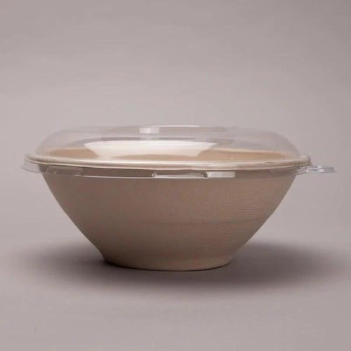 علب دائرية مصنوعة من قصب السكر الحجم:32 أونص التعب...