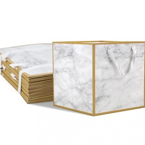 اكياس ورقيه مربعه رخامي