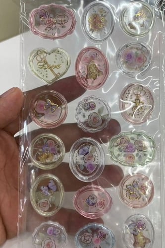 استيكر ختم شمعي بورد مجفف