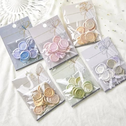 استيكر ختم شمعي لاصق