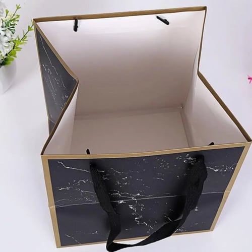 اكياس ورقيه مربعه رخامي