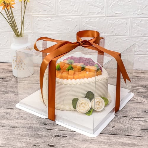 علب كيك مرتفعه