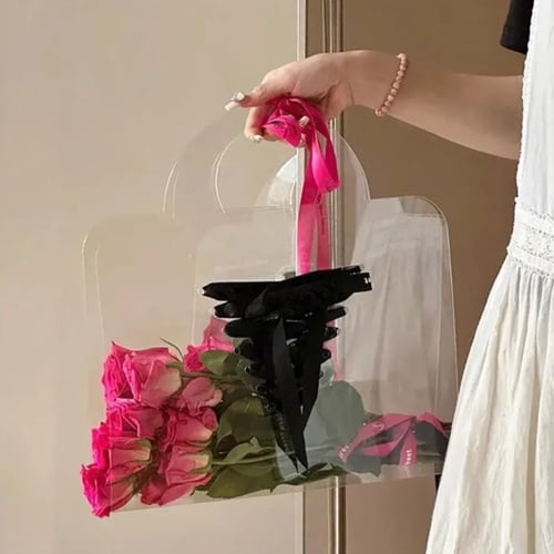 اكياس ورد شفافه