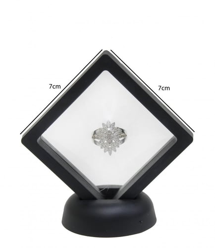 براويز حافظة شفافة 7*7 بقاعدة بعدة الوان