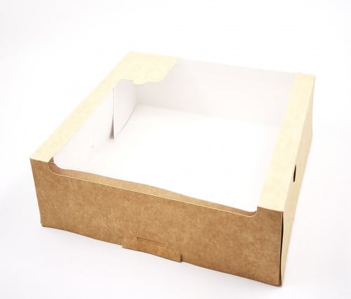 علب كيك مربع