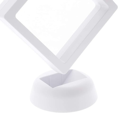 براويز حافظة شفافة 7*7 بقاعدة بعدة الوان