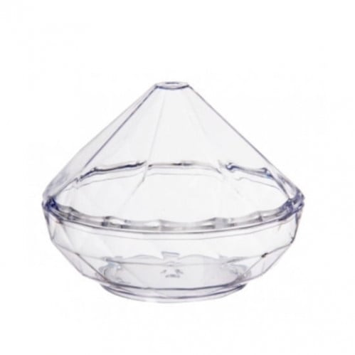 علب اكريلك بالجمله للحلويات شكل ماسه