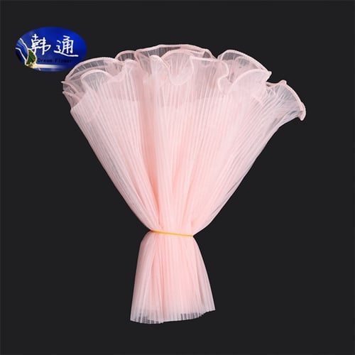 تغليف ورد قماش وردي