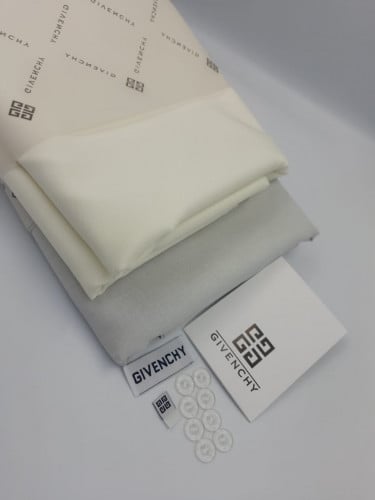 عرض قماش جيفنشي صيفي لونين بيج ورمادي