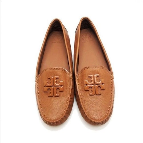 lowell 2 driver tumbled leather royal tan size 36.