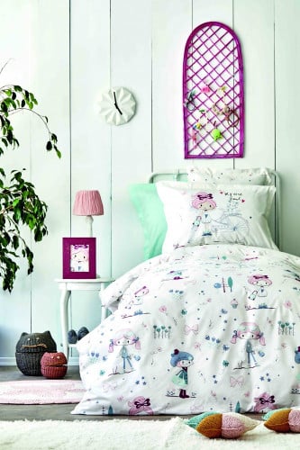 تلبيسة لحاف صيفي بدون حشو 3 قطع