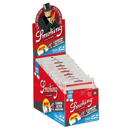 Carton filters smoking carbon thin