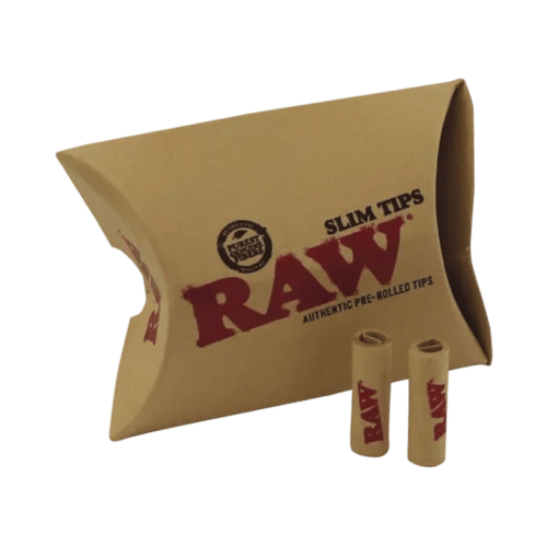 Pre-wrapped thin raw filters
