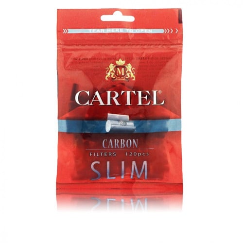 Thin carbon cartel filters