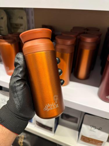 مق عنوان القهوه نوعين غطاء - زعفراني