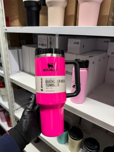 كوب ستانلي 40 اونز - وردي غطاء اسود