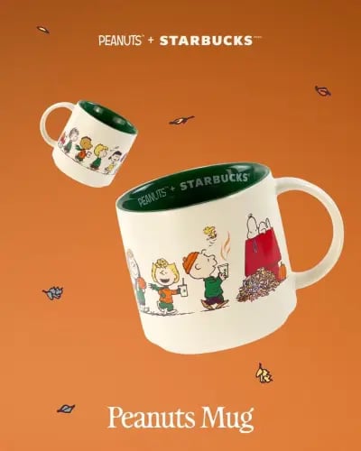 Peanuts x Starbucks 2026 Snoopy - كوب سيراميك