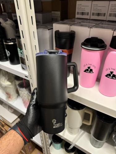 مق عنوان القهوه حجم ستانلي - اسود