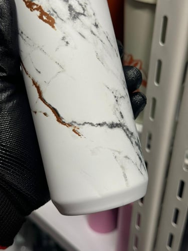 خذها زي ما هي - مق ستاربكس رخامي ابيض